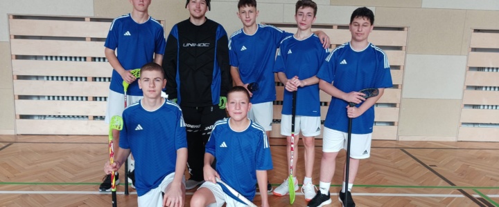 V okrskovém kole ve florbale jsme obsadili 5. – 6. místo