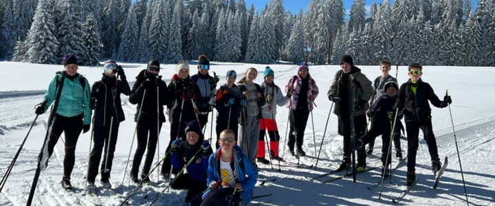 Dnešní krásný den na lyžích